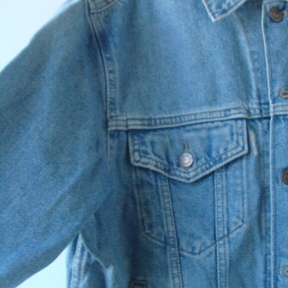 NWT Levis Original EX- Boyfriend Trucker Denim Jean Jacket Women’s Size L - Picture 6 of 16